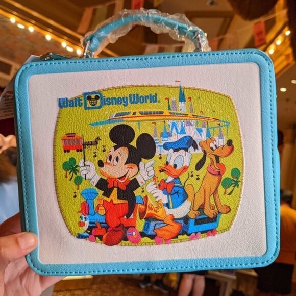 Disney Retro Lunchbox Loungefly Bag - Picture 1 of 7